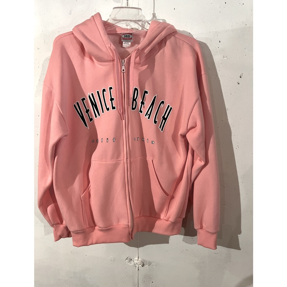 Pink sweatshirt, fleece, size large